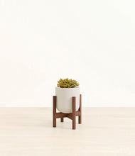 Load image into Gallery viewer, Natural Bamboo stand:walnut