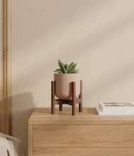 Load image into Gallery viewer, Sandy Pink stand:walnut