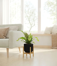 Load image into Gallery viewer, Stone Black stand:bamboo