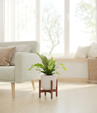 Load image into Gallery viewer, Natural Bamboo stand:walnut