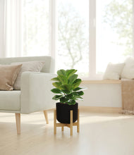 Load image into Gallery viewer, Stone Black stand:bamboo