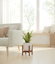 Load image into Gallery viewer, Natural Bamboo stand:walnut