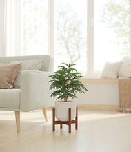 Load image into Gallery viewer, Natural Bamboo stand:walnut