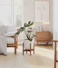 Load image into Gallery viewer, Natural Bamboo stand:walnut
