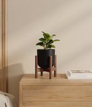 Load image into Gallery viewer, Stone Black stand:walnut