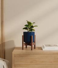 Load image into Gallery viewer, Twilight Blue stand:walnut