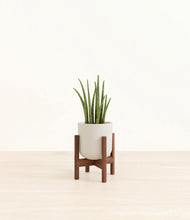 Load image into Gallery viewer, Natural Bamboo stand:walnut