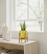 Load image into Gallery viewer, Key Lime Yellow stand:bamboo