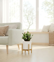 Load image into Gallery viewer, White stand:bamboo