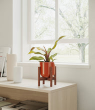 Load image into Gallery viewer, Glossy Red stand:walnut