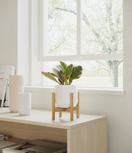 Load image into Gallery viewer, White stand:bamboo
