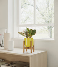 Load image into Gallery viewer, Key Lime Yellow stand:bamboo

