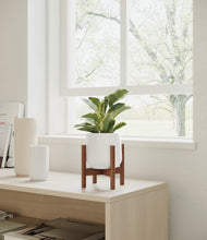 Load image into Gallery viewer, White stand:walnut
