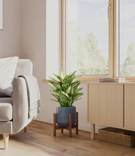 Load image into Gallery viewer, Deep Navy stand:walnut
