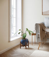 Load image into Gallery viewer, Deep Navy stand:walnut
