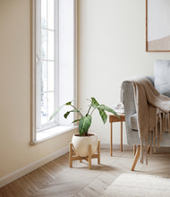 Load image into Gallery viewer, Shiny EggWhite stand:bamboo
