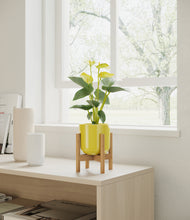 Load image into Gallery viewer, Key Lime Yellow stand:bamboo
