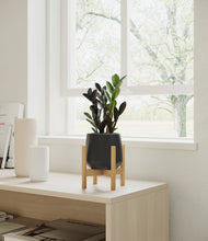 Load image into Gallery viewer, Black stand:bamboo
