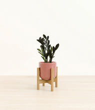 Load image into Gallery viewer, Hammered Rose Pink stand:bamboo
