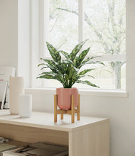 Load image into Gallery viewer, Striped Rose Pink stand:bamboo
