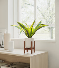 Load image into Gallery viewer, Natural Bamboo stand:walnut
