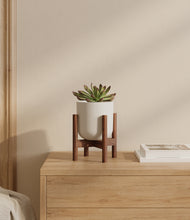 Load image into Gallery viewer, Natural Bamboo stand:walnut
