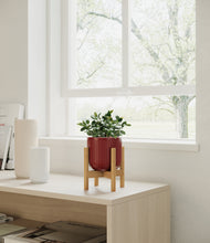 Load image into Gallery viewer, Striped Cherry Red stand:bamboo
