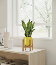 Load image into Gallery viewer, Key Lime Yellow stand:bamboo
