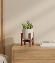 Load image into Gallery viewer, Natural Bamboo stand:walnut
