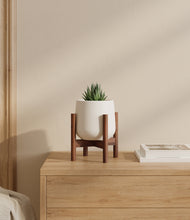 Load image into Gallery viewer, White stand:walnut
