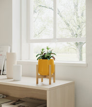 Load image into Gallery viewer, Mustard stand:bamboo
