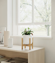 Load image into Gallery viewer, White stand:bamboo
