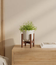 Load image into Gallery viewer, Natural Bamboo stand:walnut
