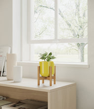 Load image into Gallery viewer, Key Lime Yellow stand:bamboo
