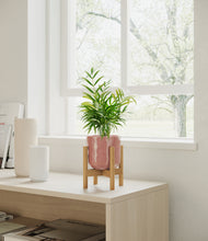 Load image into Gallery viewer, Hammered Rose Pink stand:bamboo
