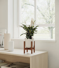 Load image into Gallery viewer, Natural Bamboo stand:walnut
