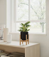 Load image into Gallery viewer, Stone Black stand:bamboo
