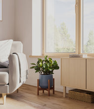Load image into Gallery viewer, Deep Navy stand:walnut
