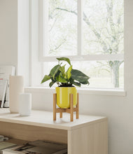 Load image into Gallery viewer, Key Lime Yellow stand:bamboo
