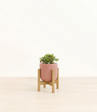 Load image into Gallery viewer, Striped Rose Pink stand:bamboo
