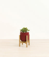 Load image into Gallery viewer, Striped Cherry Red stand:bamboo
