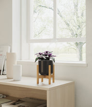 Load image into Gallery viewer, Stone Black stand:bamboo
