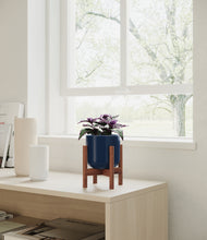 Load image into Gallery viewer, Twilight Blue stand:walnut
