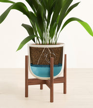 Load image into Gallery viewer, Natural Bamboo stand:walnut
