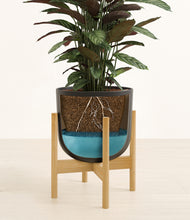 Load image into Gallery viewer, Stone Black stand:bamboo
