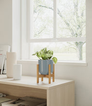 Load image into Gallery viewer, Misty Blue stand:bamboo
