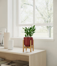 Load image into Gallery viewer, Striped Cherry Red stand:bamboo
