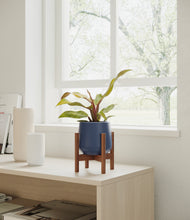 Load image into Gallery viewer, Deep Navy stand:walnut
