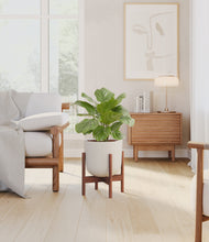 Load image into Gallery viewer, Natural Bamboo stand:walnut
