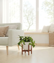 Load image into Gallery viewer, Natural Bamboo stand:walnut
